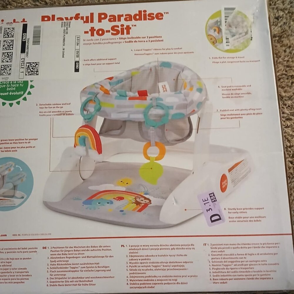 Bright Starts, Playful paradise Learn to sit, 4-12 months,